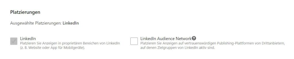 linkedin audience network