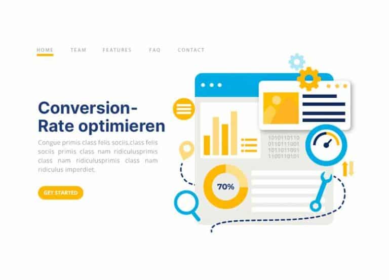 conversion rate optimierung landingpage