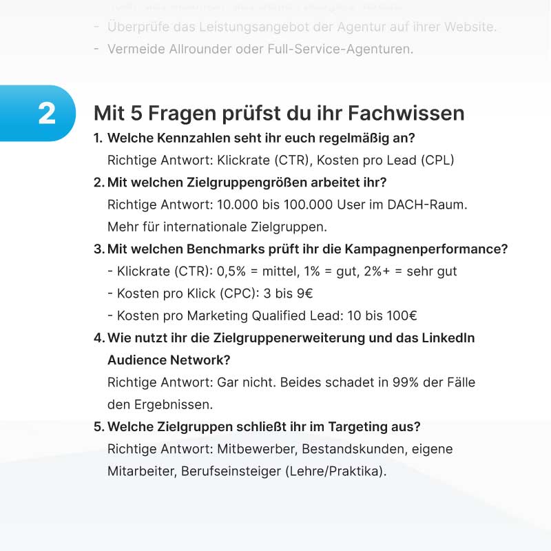 linkedin ads agentursuche fachkompetenz